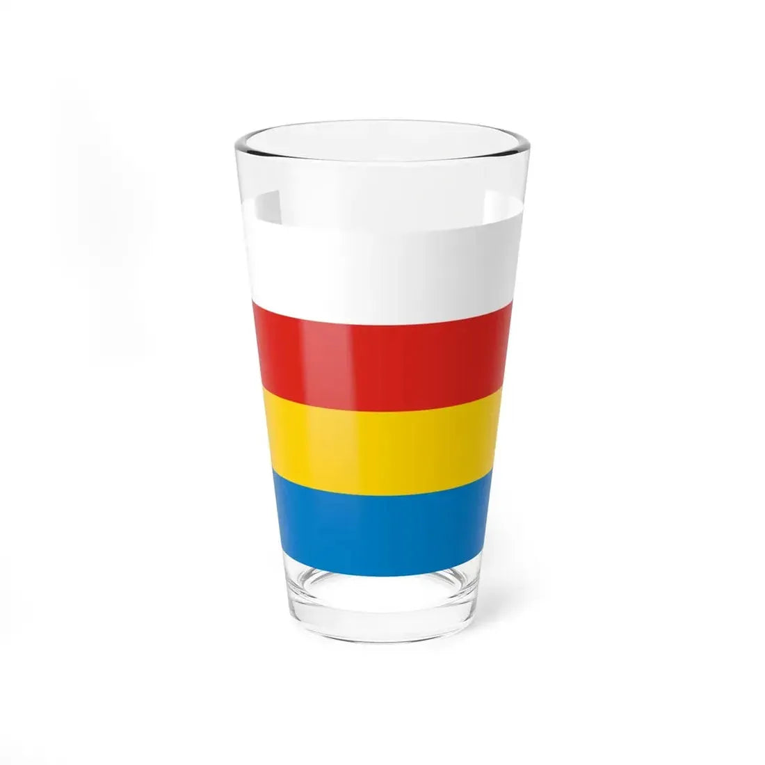 POL Knurow flag (Poland) Pint Glass 16oz 16oz - Go Mug Yourself