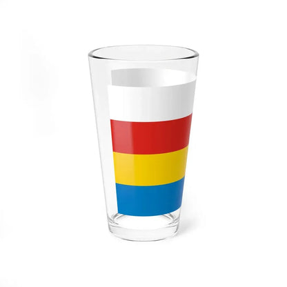 POL Knurow flag (Poland) Pint Glass 16oz - Go Mug Yourself