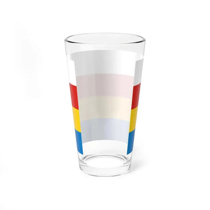 POL Knurow flag (Poland) Pint Glass 16oz - Go Mug Yourself