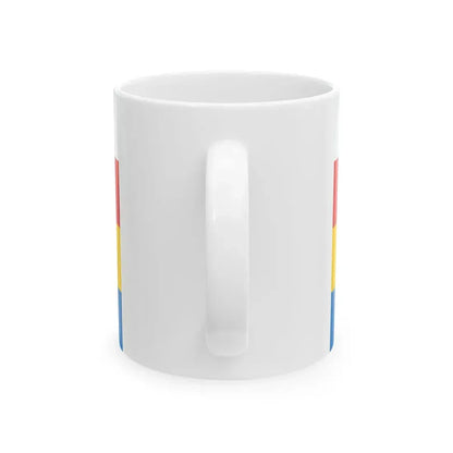 POL Knurow flag (Poland) White Coffee Mug - Go Mug Yourself