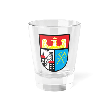 POL Knurów COA 1990-2018 (Poland) (Coat of Arms) Shot Glass 1.5oz 1.5oz - Go Mug Yourself
