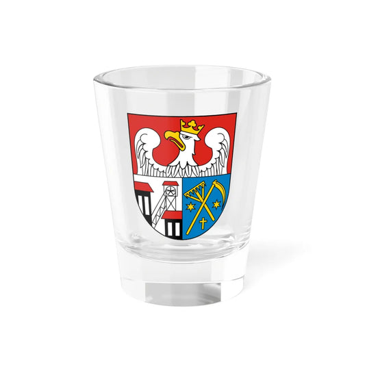 POL Knurów COA (Poland) (Coat of Arms) Shot Glass 1.5oz 1.5oz - Go Mug Yourself