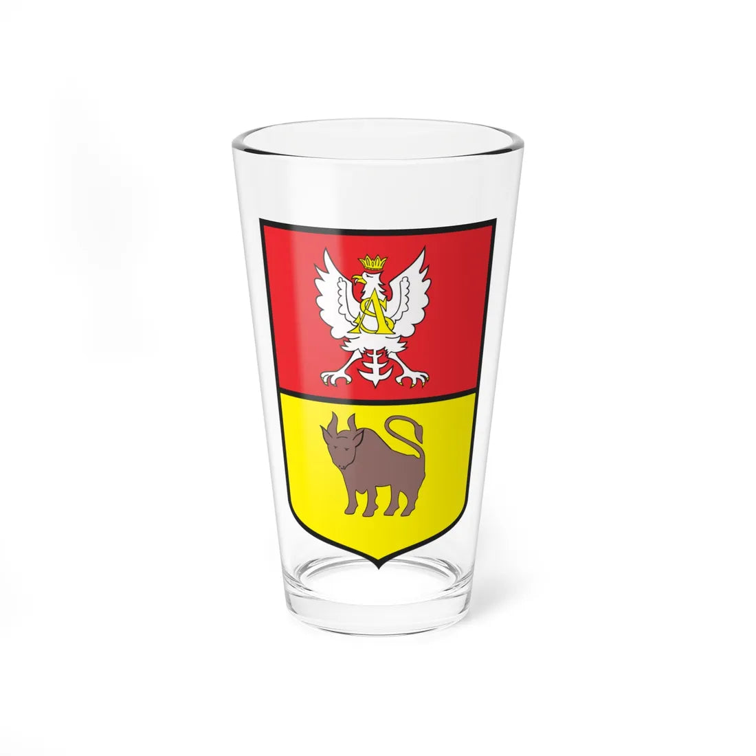 POL Knyszyn COA (Poland) (Coat of Arms) Pint Glass 16oz 16oz - Go Mug Yourself