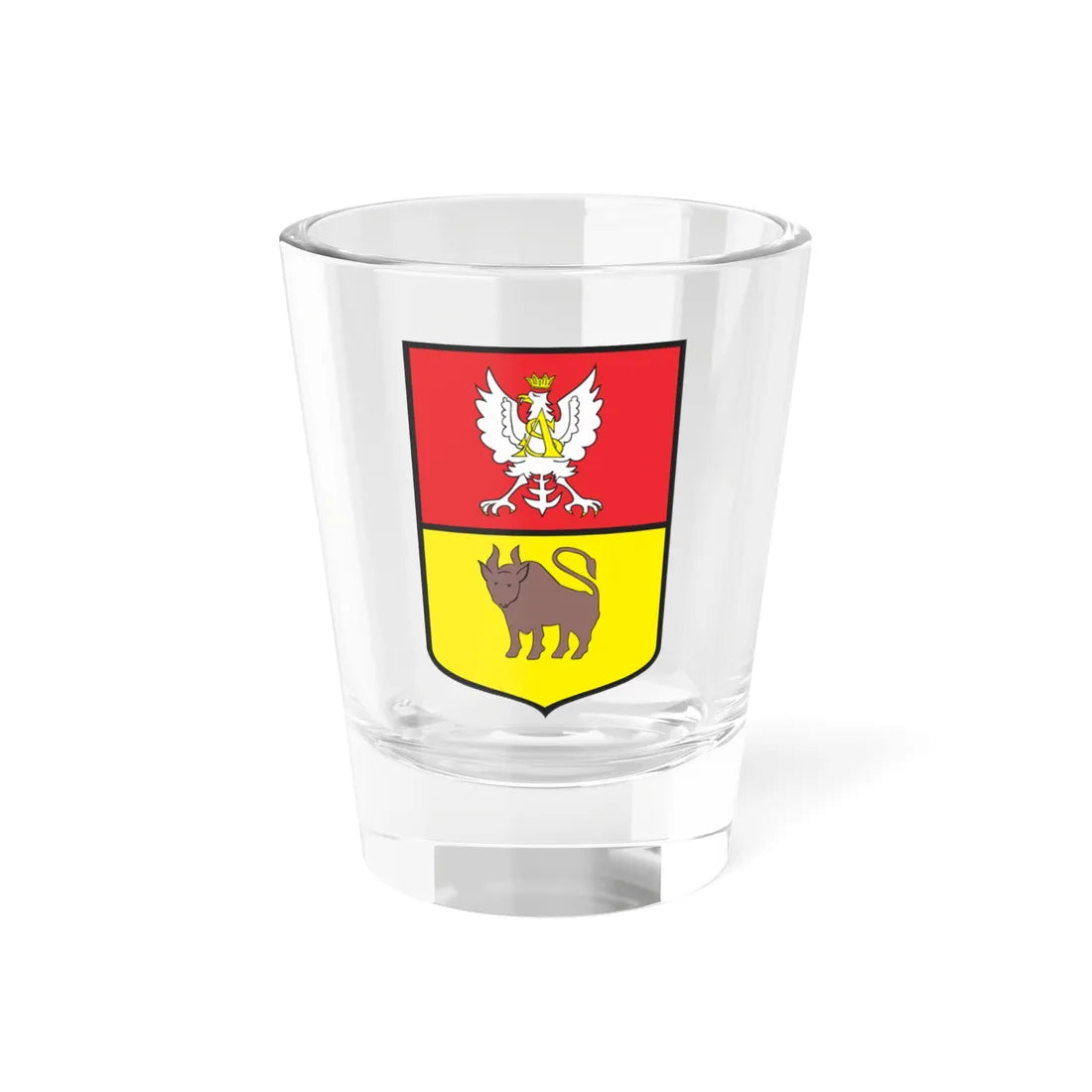 POL Knyszyn COA (Poland) (Coat of Arms) Shot Glass 1.5oz 1.5oz - Go Mug Yourself