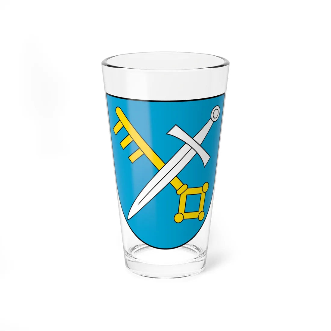 POL Kołaczyce COA (Poland) (Coat of Arms) Pint Glass 16oz 16oz - Go Mug Yourself