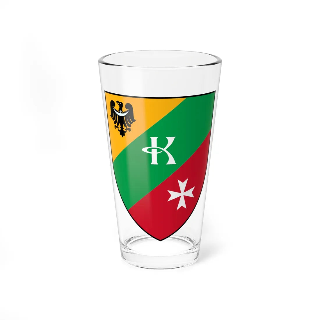 POL Kobierzyce COA (Poland) (Coat of Arms) Pint Glass 16oz 16oz - Go Mug Yourself