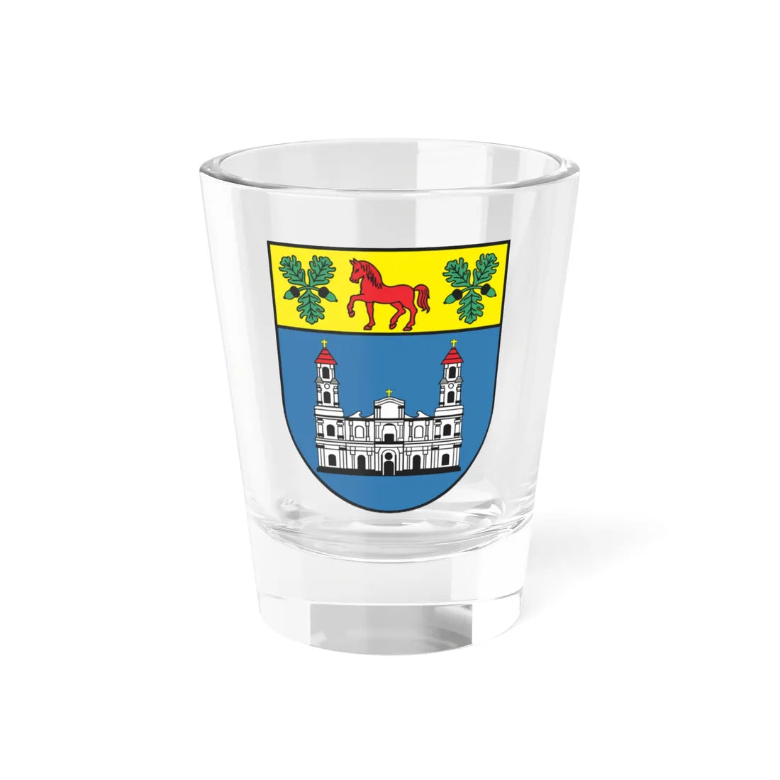 POL Kobyłka COA (Poland) (Coat of Arms) Shot Glass 1.5oz 1.5oz - Go Mug Yourself