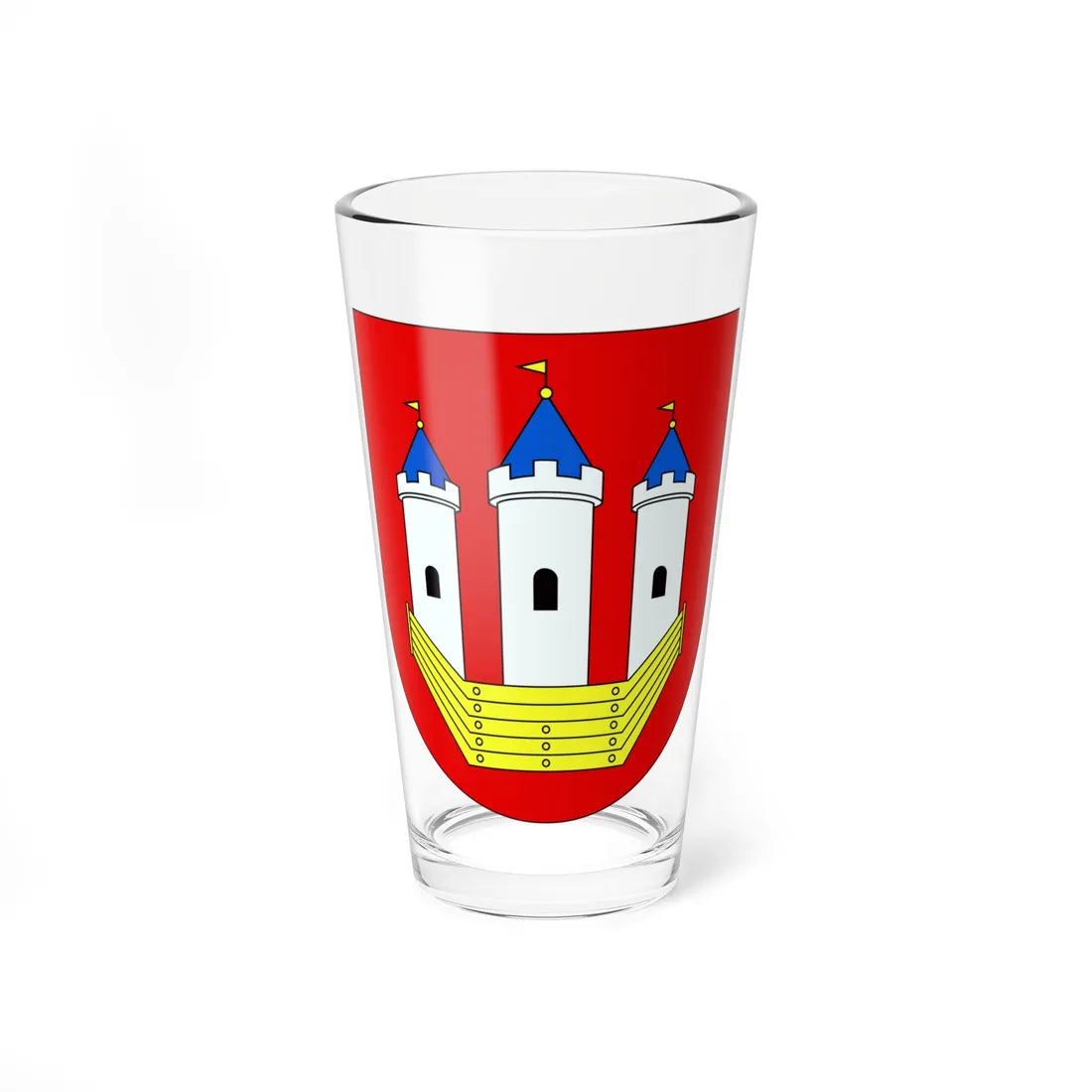 POL Kobylin COA (Poland) (Coat of Arms) Pint Glass 16oz 16oz - Go Mug Yourself