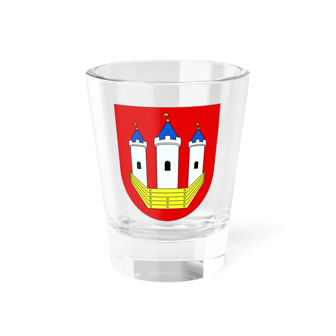 POL Kobylin COA (Poland) (Coat of Arms) Shot Glass 1.5oz 1.5oz - Go Mug Yourself
