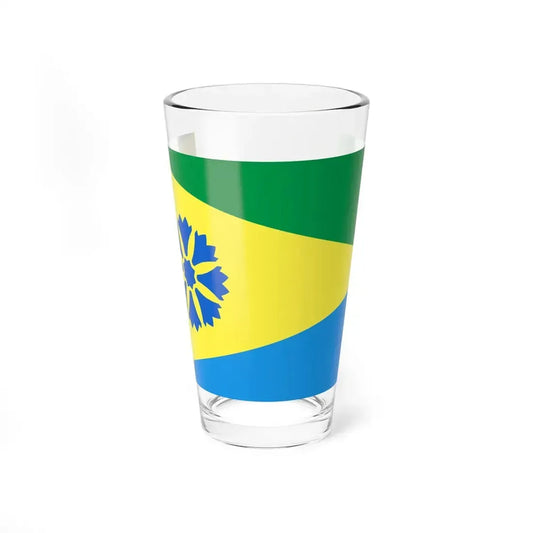 POL Kociewie flag (Poland) Pint Glass 16oz 16oz - Go Mug Yourself