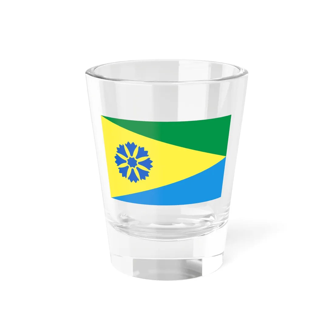 POL Kociewie flag (Poland) Shot Glass 1.5oz 1.5oz - Go Mug Yourself