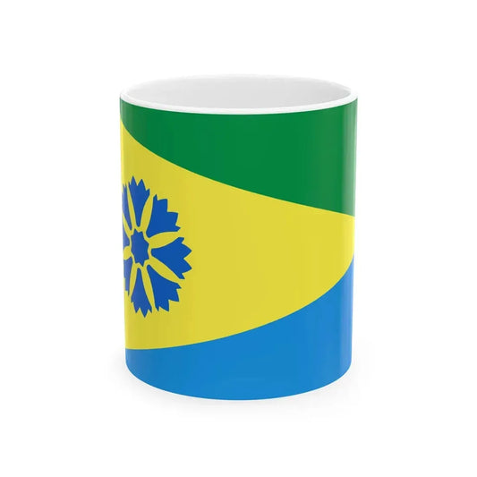 POL Kociewie flag (Poland) White Coffee Mug 11oz - Go Mug Yourself