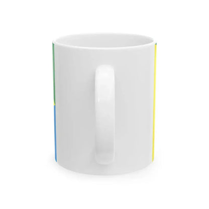 POL Kociewie flag (Poland) White Coffee Mug - Go Mug Yourself