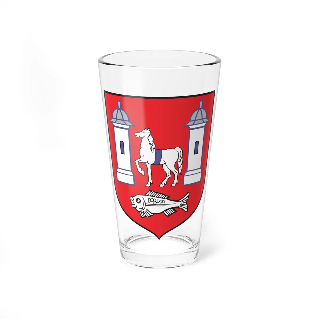 POL Kock COA (Poland) (Coat of Arms) Pint Glass 16oz 16oz - Go Mug Yourself