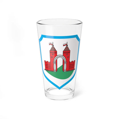 POL Kłodawa COA (Poland) (Coat of Arms) Pint Glass 16oz 16oz - Go Mug Yourself
