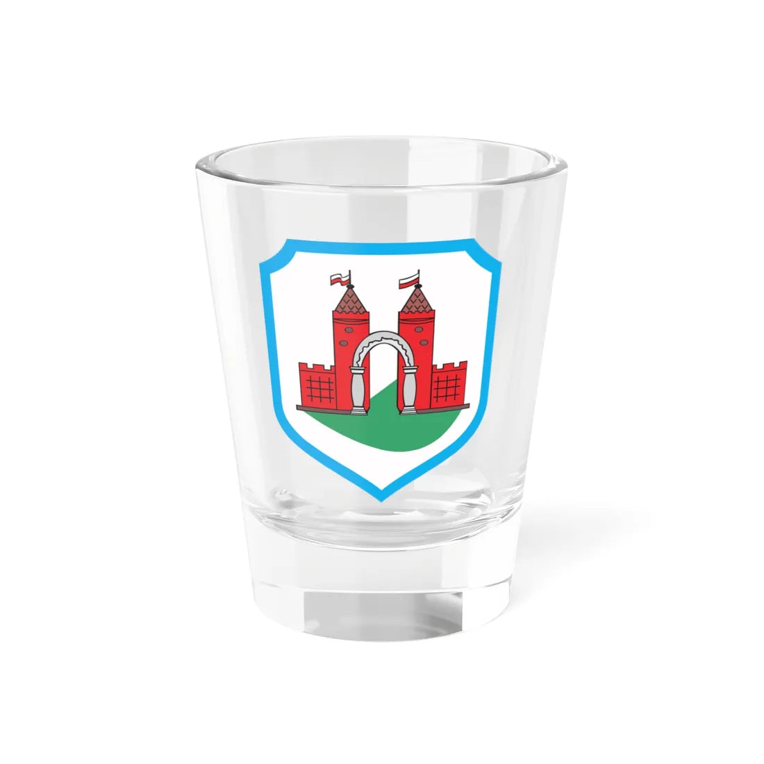POL Kłodawa COA (Poland) (Coat of Arms) Shot Glass 1.5oz 1.5oz - Go Mug Yourself