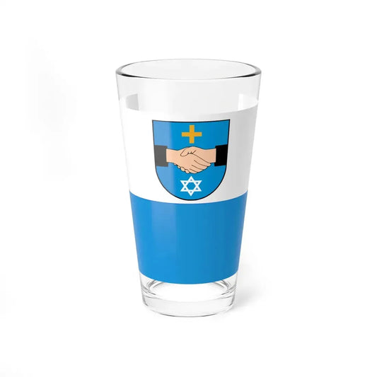 POL Kolbuszowa flag (Poland) Pint Glass 16oz 16oz - Go Mug Yourself