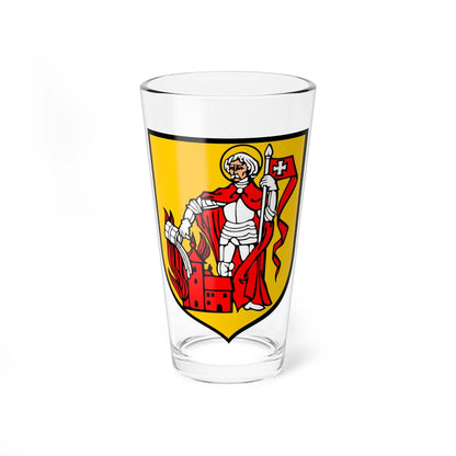 POL Kolno COA (Poland) (Coat of Arms) Pint Glass 16oz 16oz - Go Mug Yourself