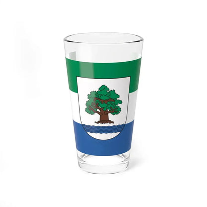 POL Konstancin-Jeziorna flag (Poland) Pint Glass 16oz 16oz - Go Mug Yourself
