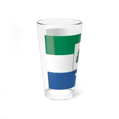 POL Konstancin-Jeziorna flag (Poland) Pint Glass 16oz - Go Mug Yourself