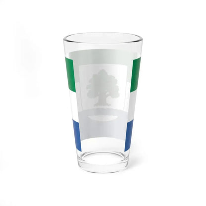 POL Konstancin-Jeziorna flag (Poland) Pint Glass 16oz - Go Mug Yourself