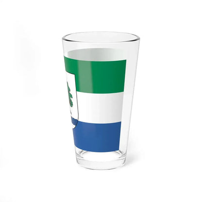 POL Konstancin-Jeziorna flag (Poland) Pint Glass 16oz - Go Mug Yourself