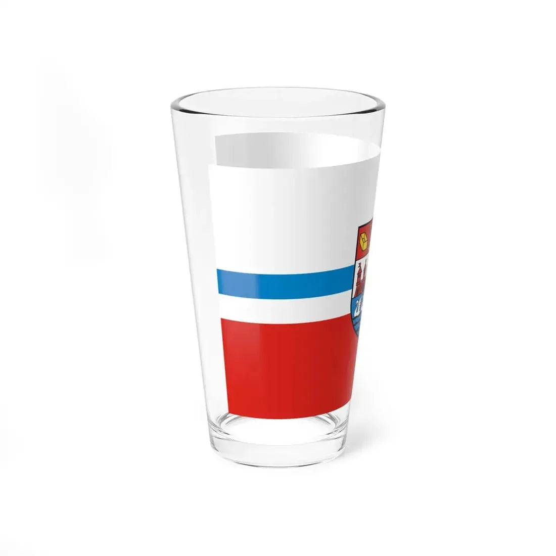 POL Kołobrzeg flag (Poland) Pint Glass 16oz - Go Mug Yourself