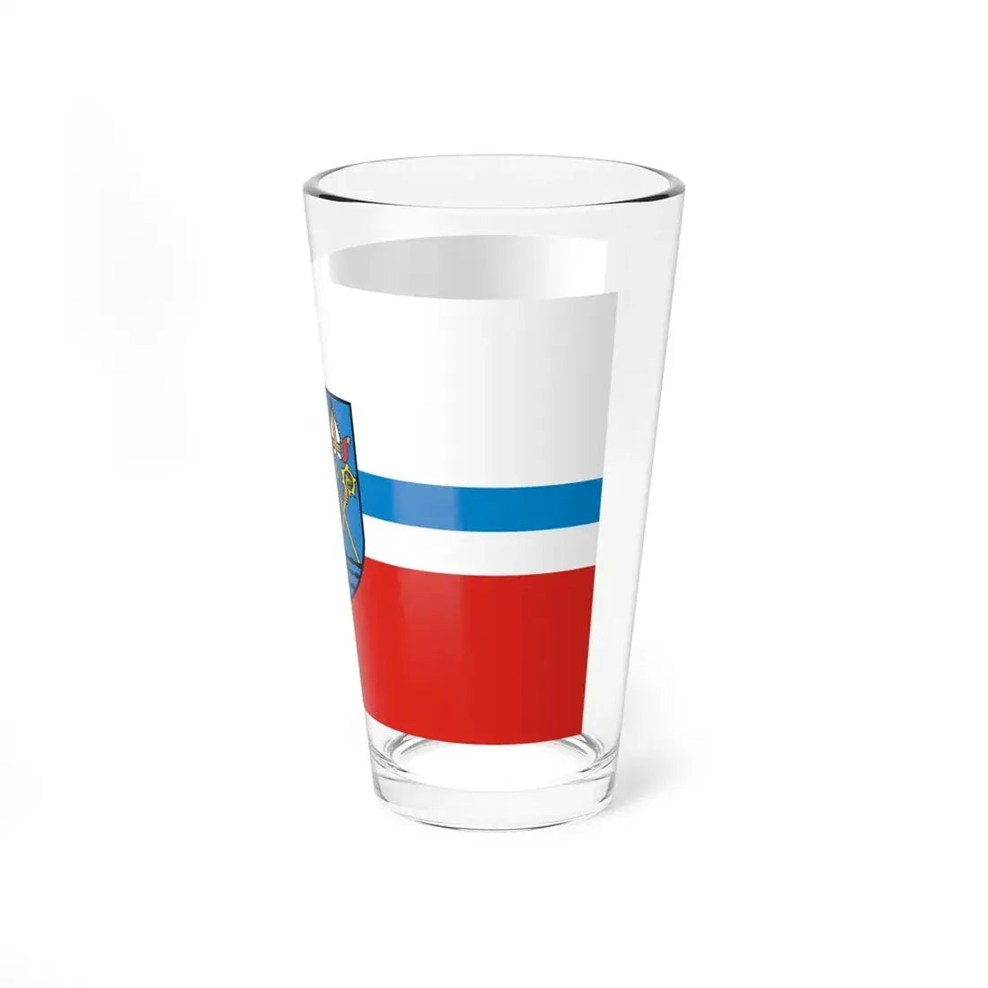 POL Kołobrzeg flag (Poland) Pint Glass 16oz - Go Mug Yourself