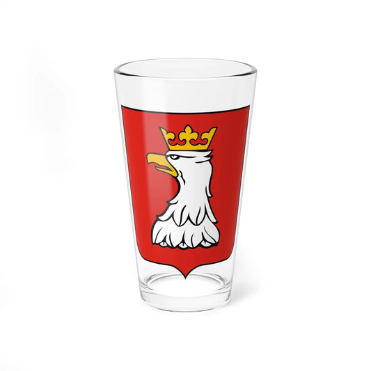 POL Kołomyja COA (Ukraine) (Coat of Arms) Pint Glass 16oz 16oz - Go Mug Yourself
