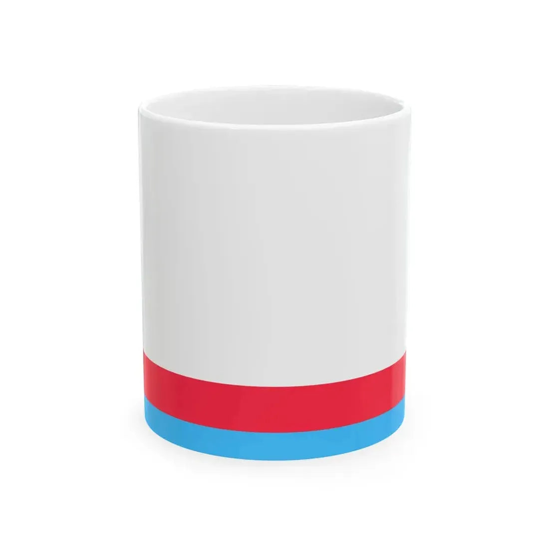 POL Korfantow flag (Poland) White Coffee Mug 11oz - Go Mug Yourself
