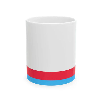 POL Korfantow flag (Poland) White Coffee Mug 11oz - Go Mug Yourself