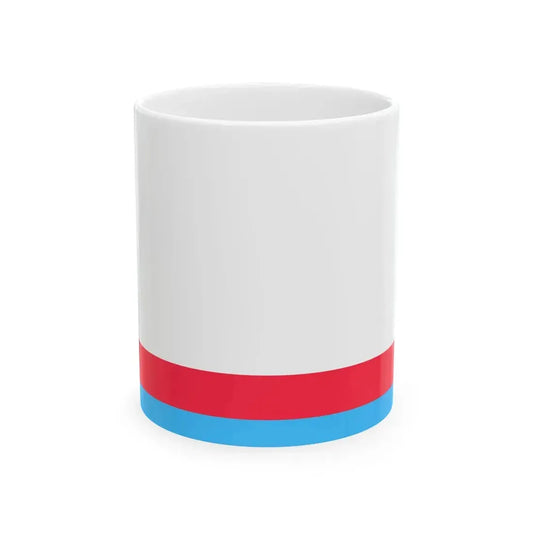 POL Korfantow flag (Poland) White Coffee Mug 11oz - Go Mug Yourself