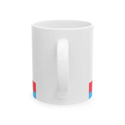 POL Korfantow flag (Poland) White Coffee Mug - Go Mug Yourself
