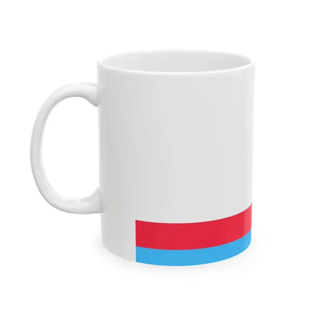 POL Korfantow flag (Poland) White Coffee Mug - Go Mug Yourself