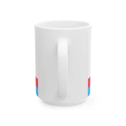 POL Korfantow flag (Poland) White Coffee Mug - Go Mug Yourself