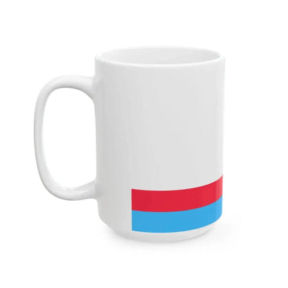 POL Korfantow flag (Poland) White Coffee Mug - Go Mug Yourself