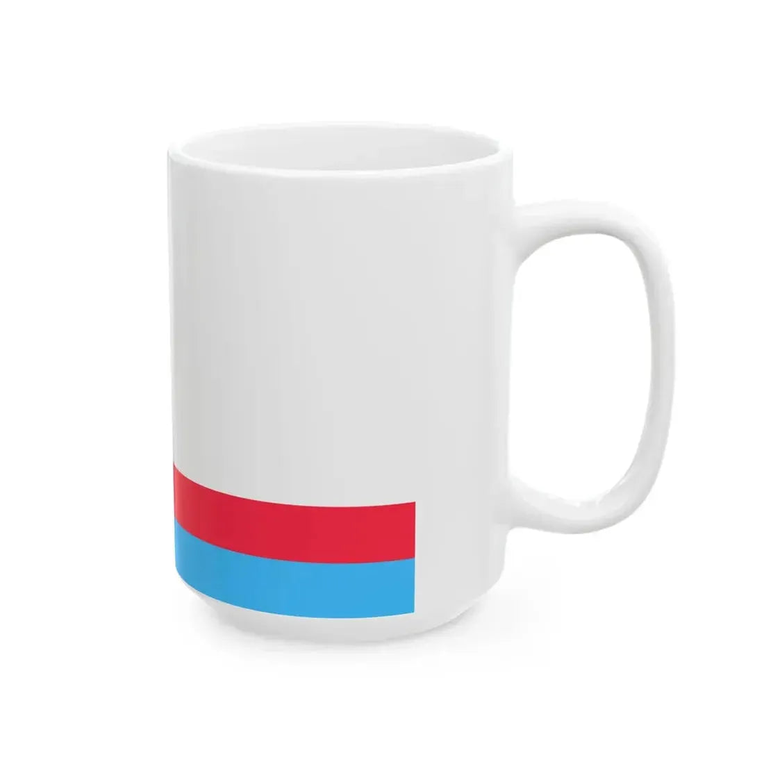 POL Korfantow flag (Poland) White Coffee Mug - Go Mug Yourself
