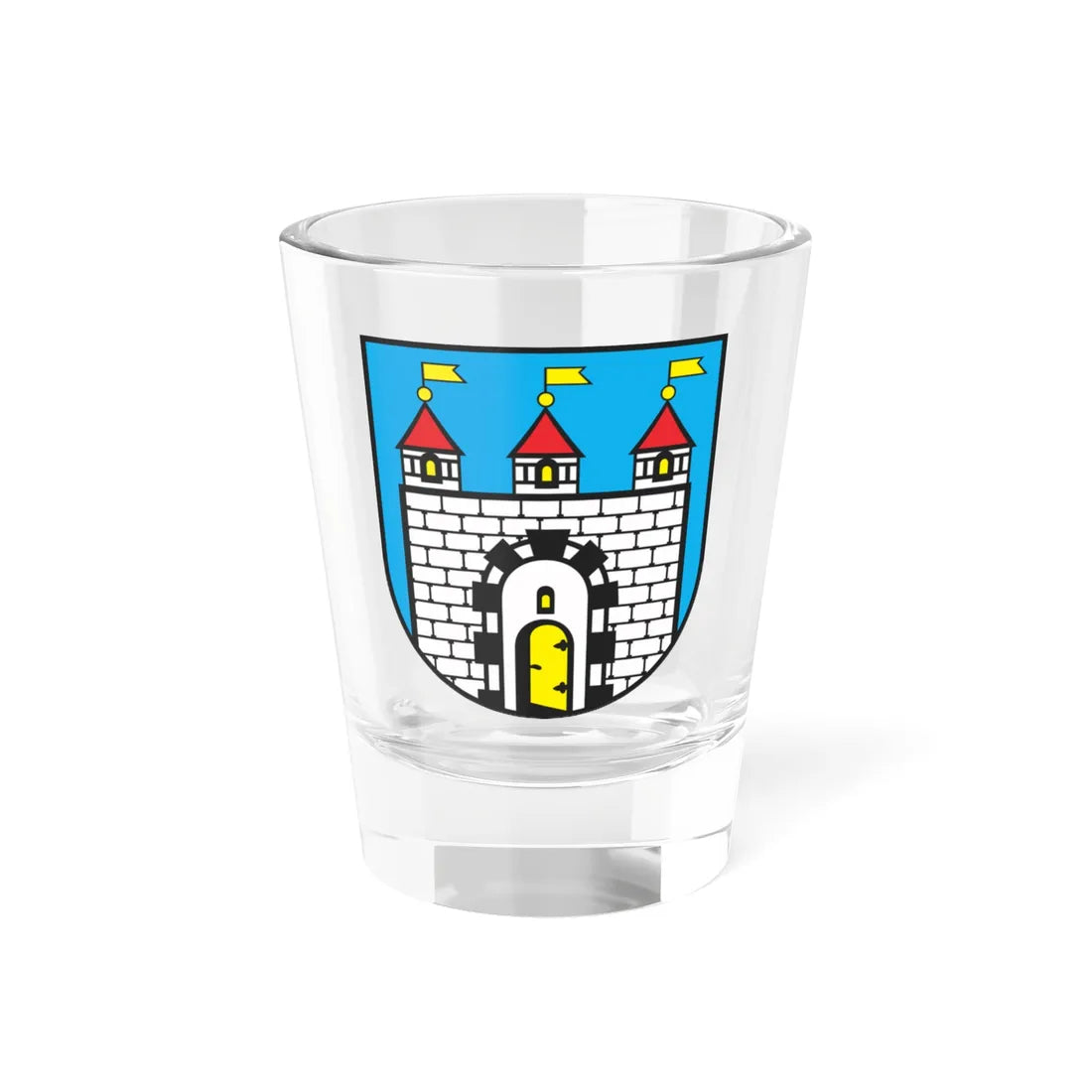 POL Korfantów COA (Poland) (Coat of Arms) Shot Glass 1.5oz 1.5oz - Go Mug Yourself