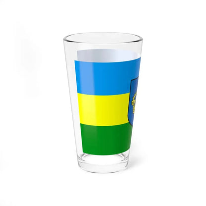 POL Koronowo flag (Poland) Pint Glass 16oz - Go Mug Yourself