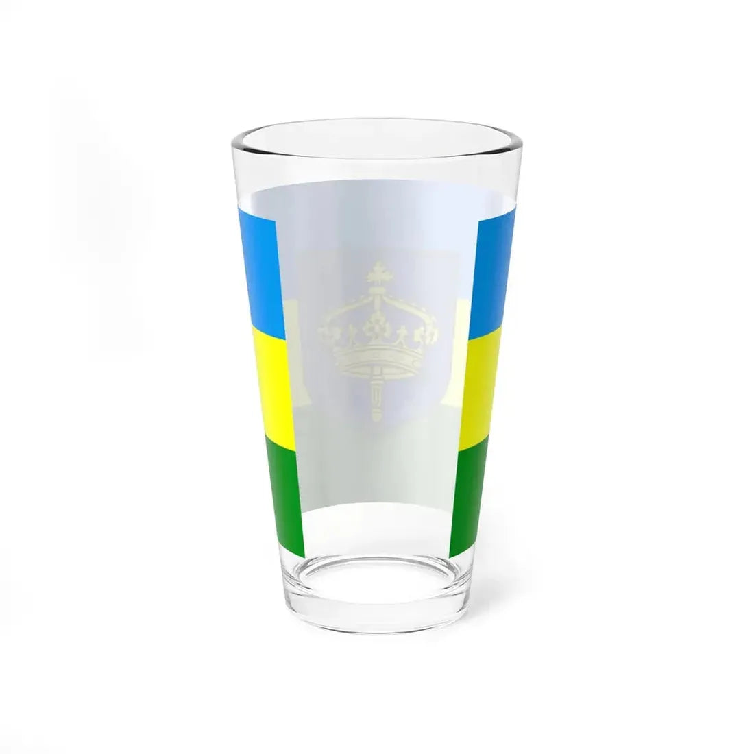 POL Koronowo flag (Poland) Pint Glass 16oz - Go Mug Yourself