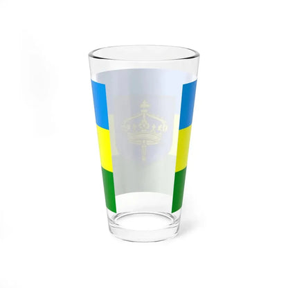 POL Koronowo flag (Poland) Pint Glass 16oz - Go Mug Yourself