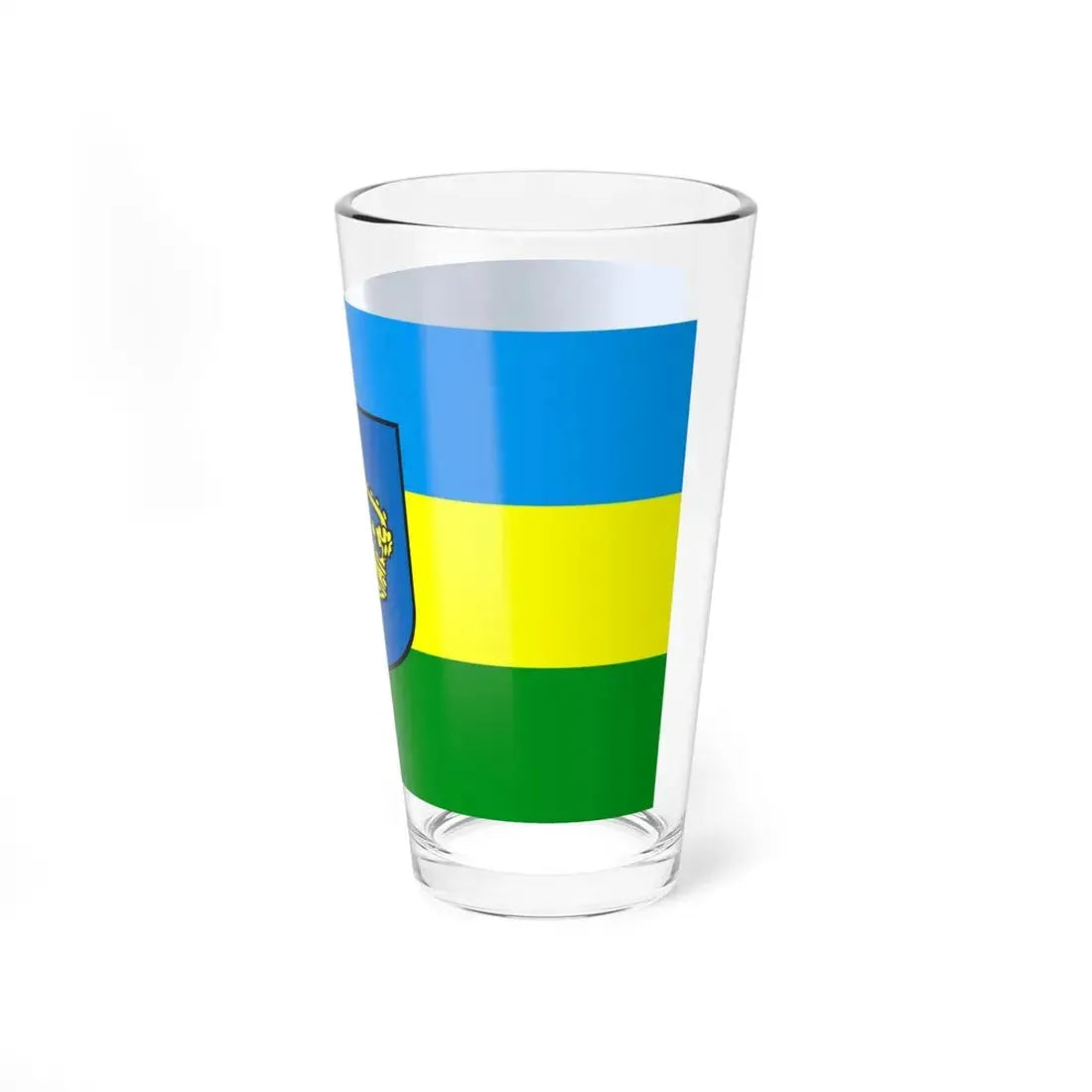 POL Koronowo flag (Poland) Pint Glass 16oz - Go Mug Yourself