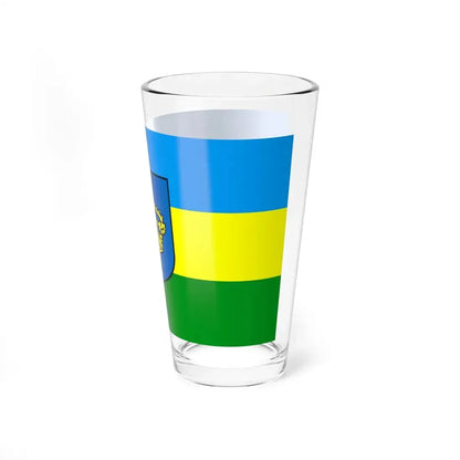 POL Koronowo flag (Poland) Pint Glass 16oz - Go Mug Yourself