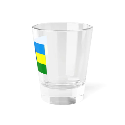 POL Koronowo flag (Poland) Shot Glass 1.5oz - Go Mug Yourself
