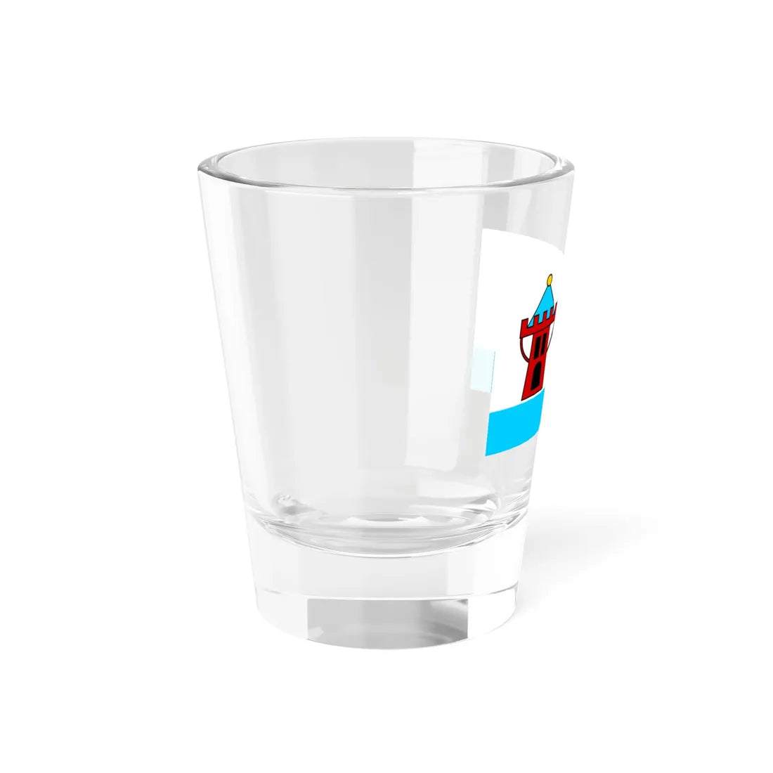 POL Koscian flag (Poland) Shot Glass 1.5oz - Go Mug Yourself