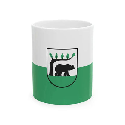 POL Koscierzyna flag (Poland) White Coffee Mug 11oz - Go Mug Yourself