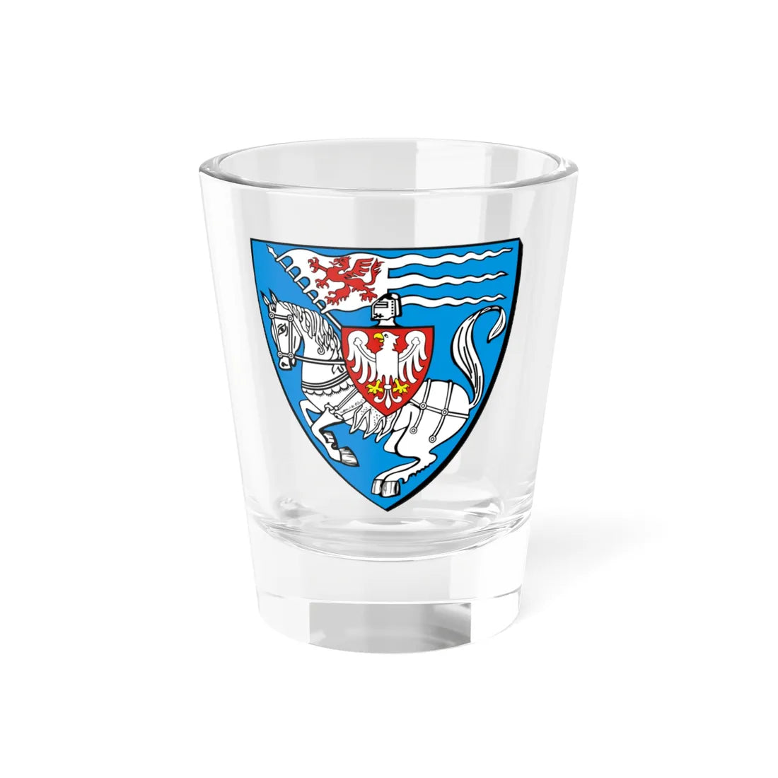 POL Koszalin COA (Poland) (Coat of Arms) Shot Glass 1.5oz 1.5oz - Go Mug Yourself