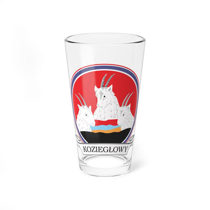 POL Koziegłowy COA (Poland) (Coat of Arms) Pint Glass 16oz 16oz - Go Mug Yourself