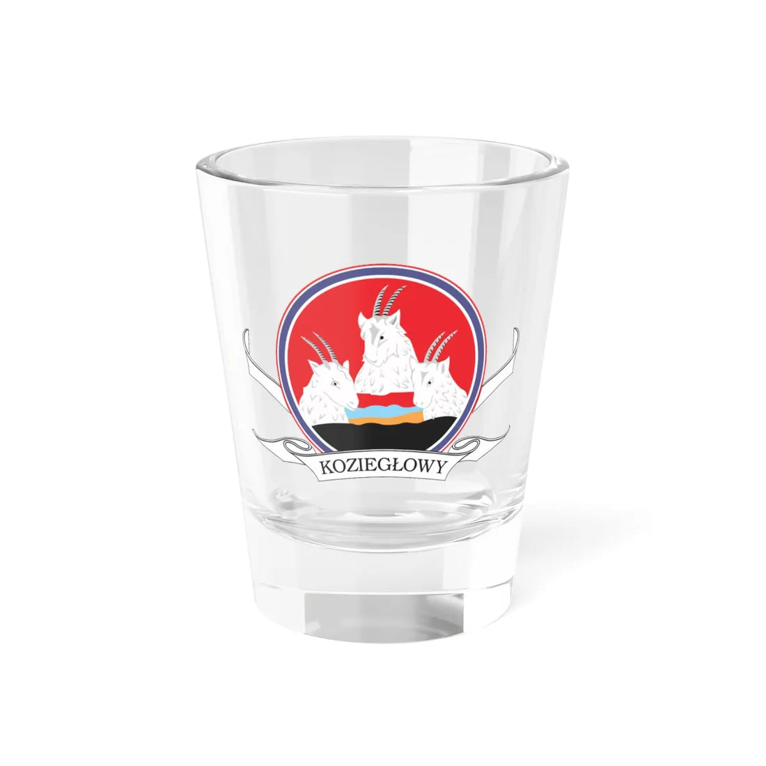 POL Koziegłowy COA (Poland) (Coat of Arms) Shot Glass 1.5oz 1.5oz - Go Mug Yourself