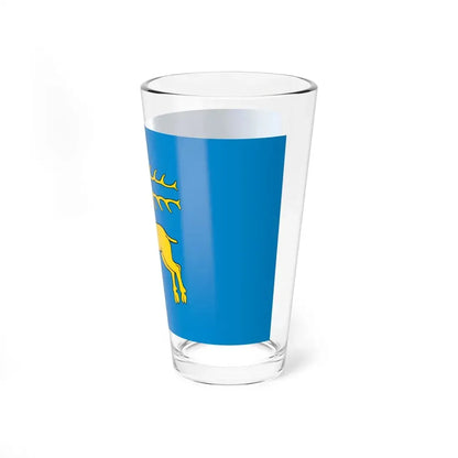 POL Kozienice flag (Poland) Pint Glass 16oz - Go Mug Yourself